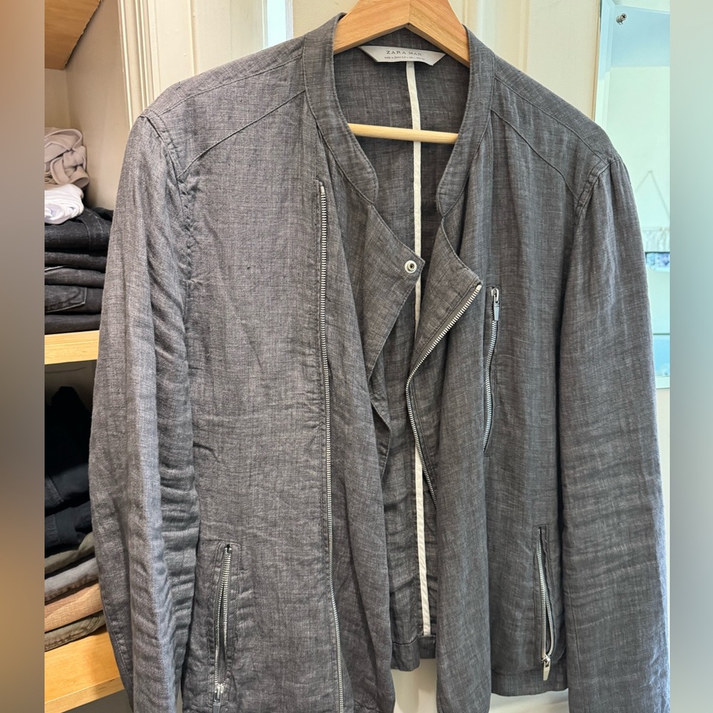 Stylish Linen jacket great condition size L